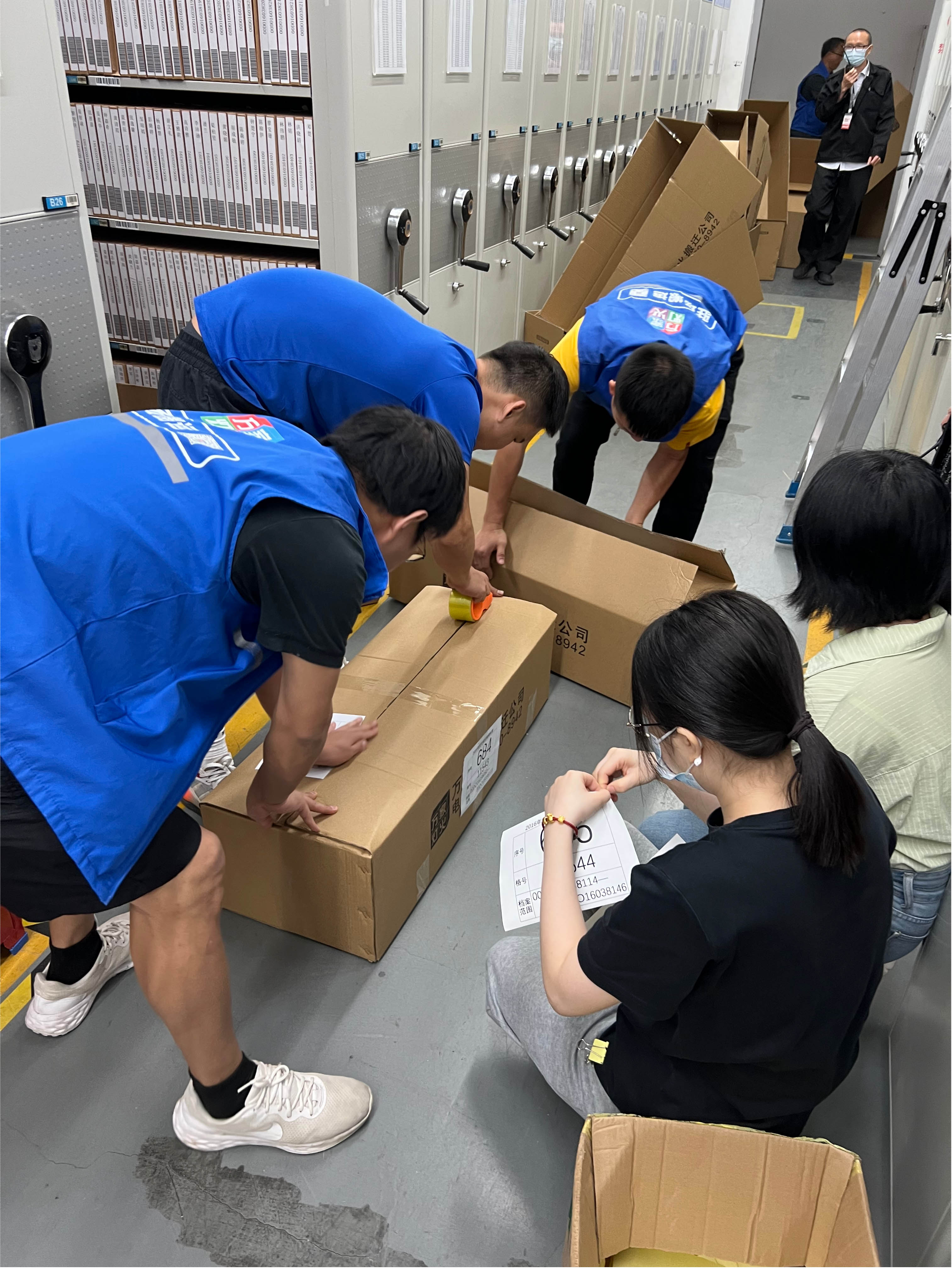 全发国际app顺利完成深圳市人才服务中心档案搬迁项目